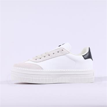 Victoria Barcelona Platform Suede T Toe - Black